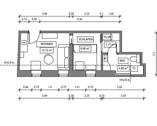 Haus Bielefeld Ferienwohnung 33A Нордерней Екстериор снимка